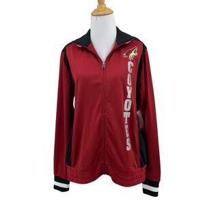 Arizona Coyotes Jacket Womens L Large On-Deck NHL Full Zip G-III Carl Banks